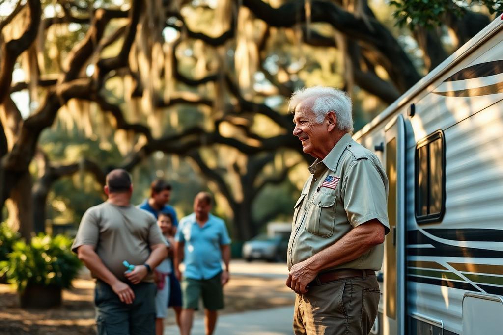 Volunteers serving at Myakka River State Park