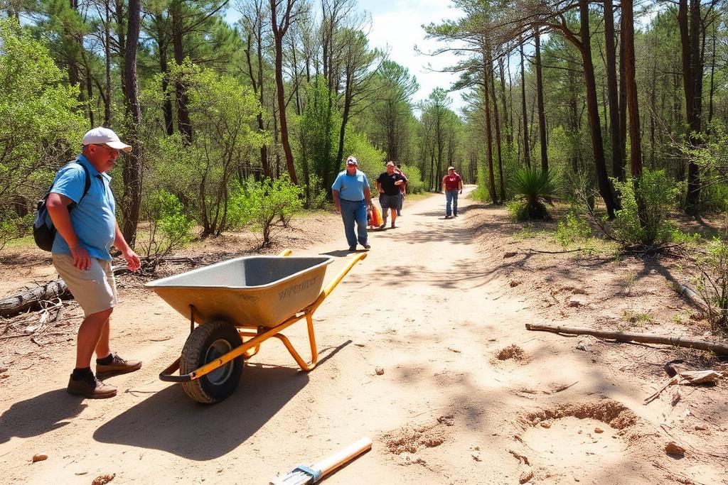 Volunteers at Jonathan Dickinson State Park