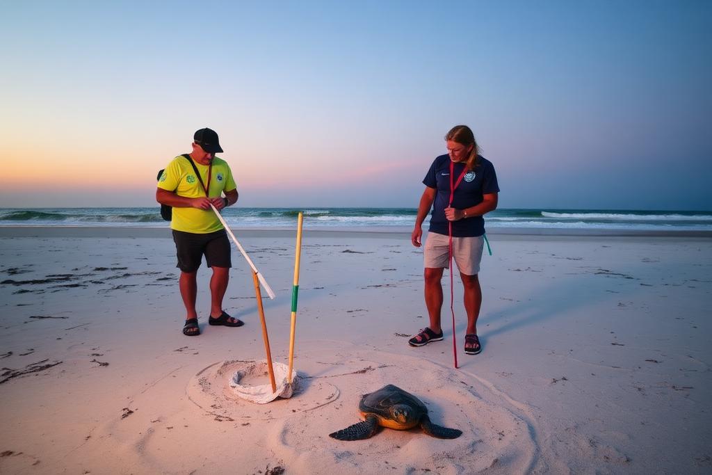 Volunteers at Anastasia State Park